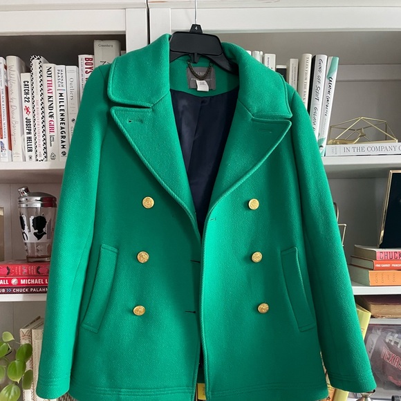 J. Crew Jackets & Blazers - Kelly Green jcrew peacoat